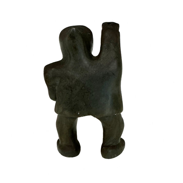 A vintage soapstone carved Inuit model