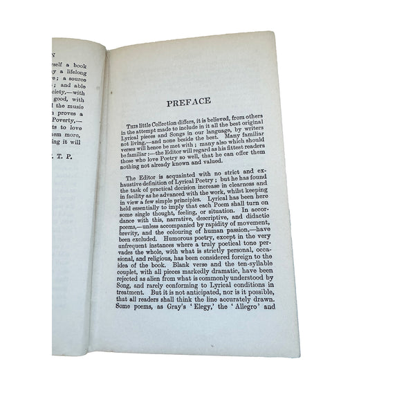 The Golden Treasury of the Best Songs & Lyrical Poems, Francis Turner Palgrave, 1911