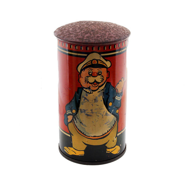 A savings post office money tin pillar design colourful