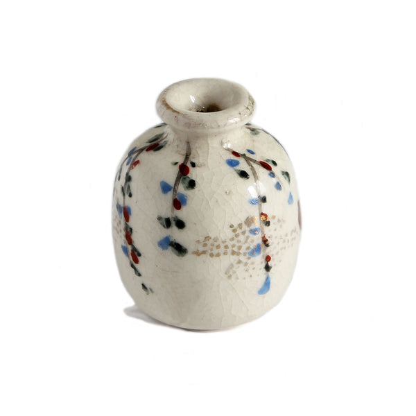 A fine quality painted miniature japanese vase