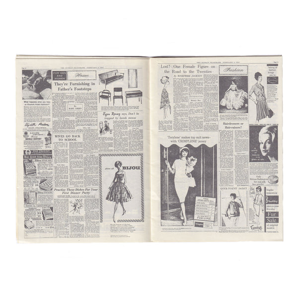 A 1960s rare miniature newspaper The Sunday Telegraph 