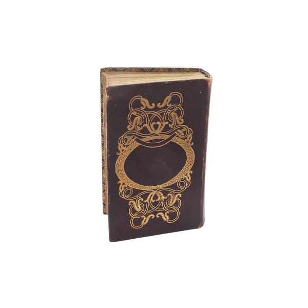 A fancy antique miniature book of the poetical works of william cowper with illustrations dated 1837