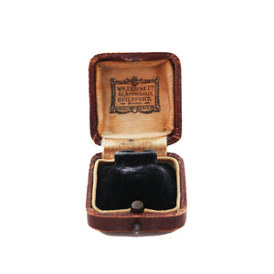 A beautiful ring box antique preowned raised inside