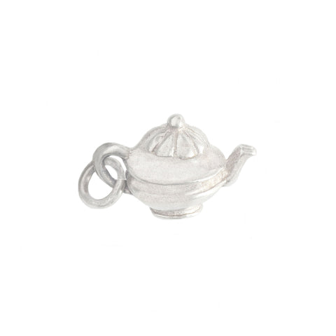 A secondhand sterling silver small teapot charm