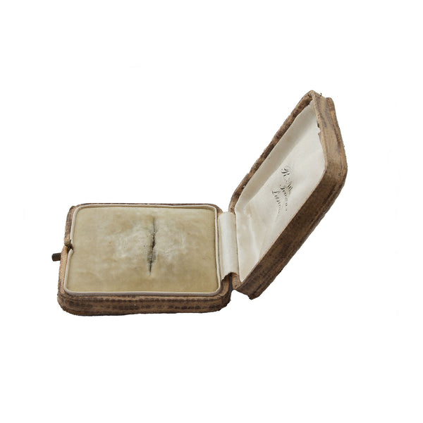 R Atkinson jewellers display box for brooch or ring