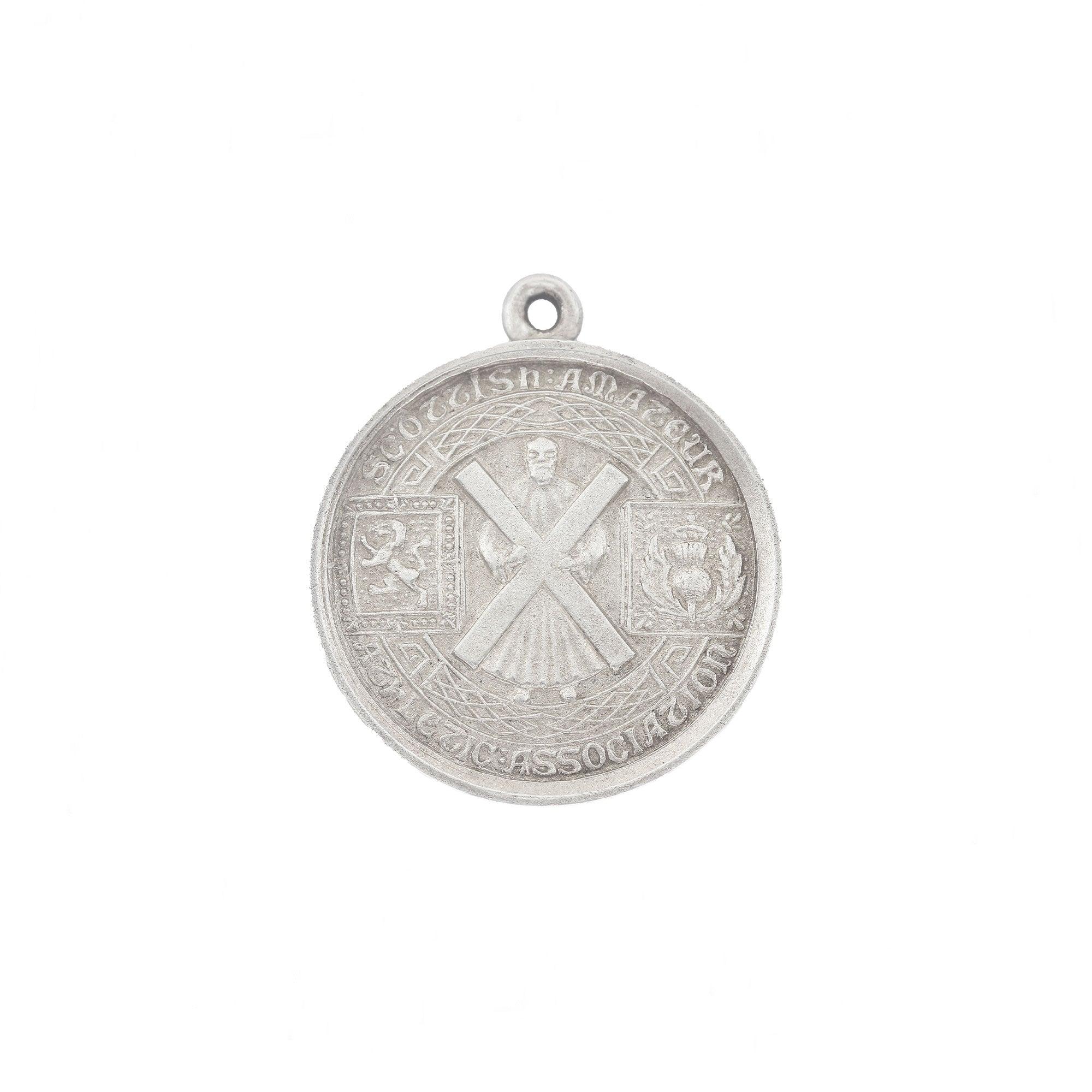 A Scottish amateur athletics association silver medal with engraving dated 1927